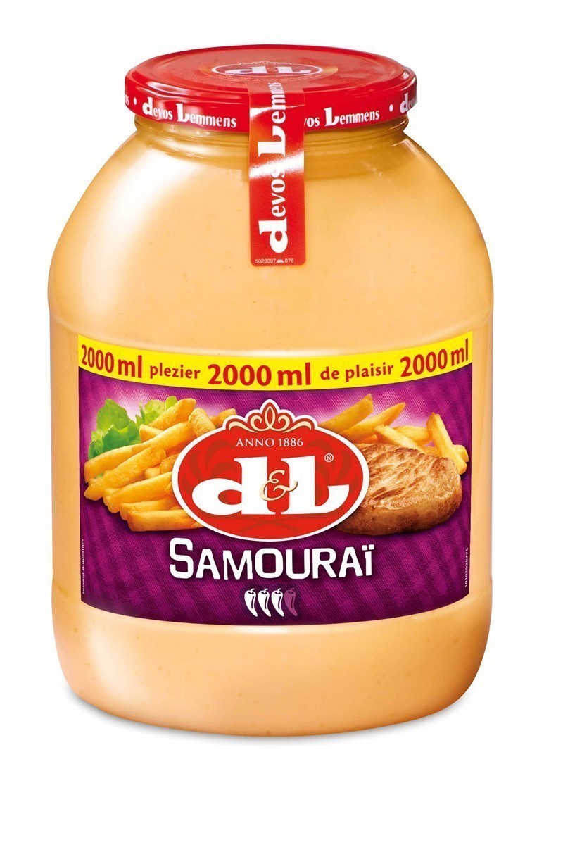 D&L Samurai Sauce 2000ml PET belgische Samourai Grillsauce D&L Samurai Sauce 4x 2000ml PET belgische Samourai Grillsauce