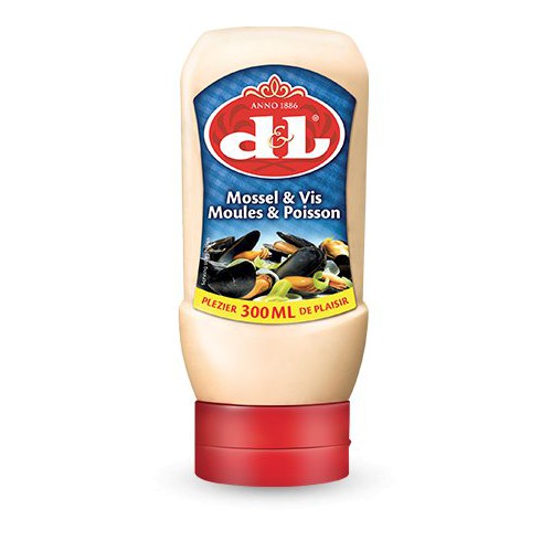 D&L Muscheln & Fisch Sauce 6x 300ml Squeeze für Meeresfrüchte & Fisch