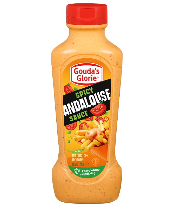 Gouda's Glorie Sauce Andalouse 1x 850ml cremig würzig zu Fleisch Pommes 