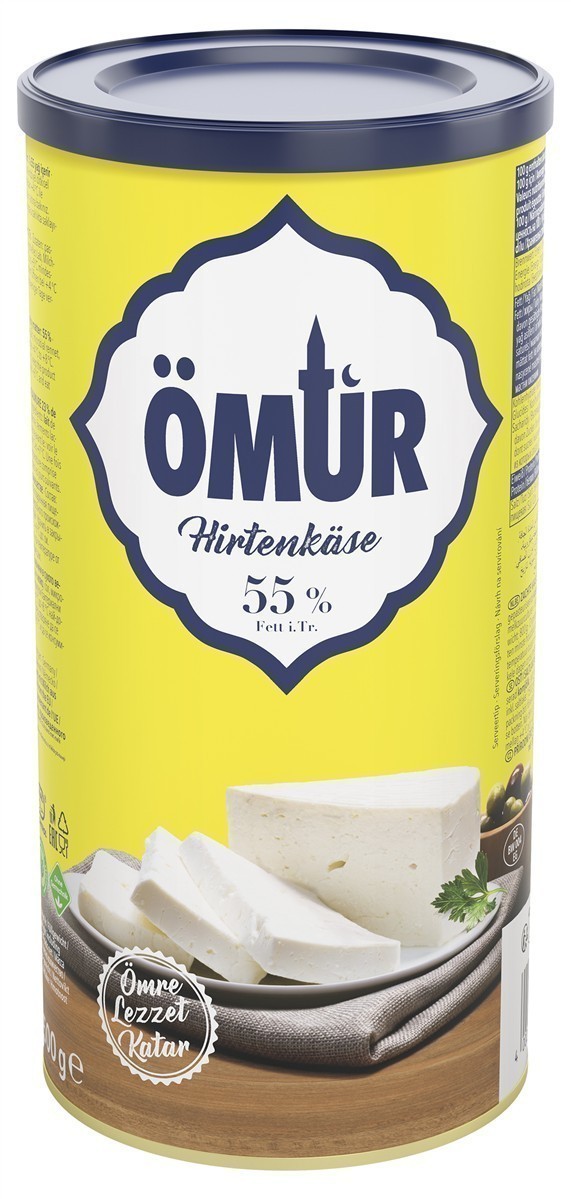 Ömür Hirtenkäse 800g 55% Fett i.Tr. Kuhkäse Weichkäse aus Kuhmilch