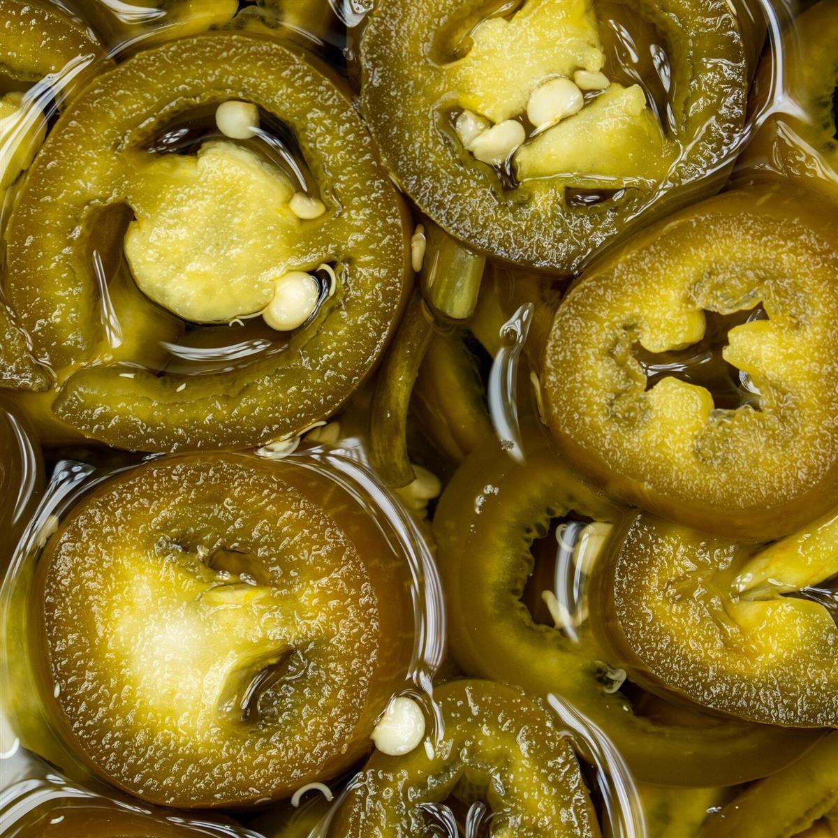 Marco Polo grüne Jalapenos in Scheiben 1500g Dose PRIBO Jalapenos grün FM 2850g ATG 1700g feurig scharfe Jalapeño
