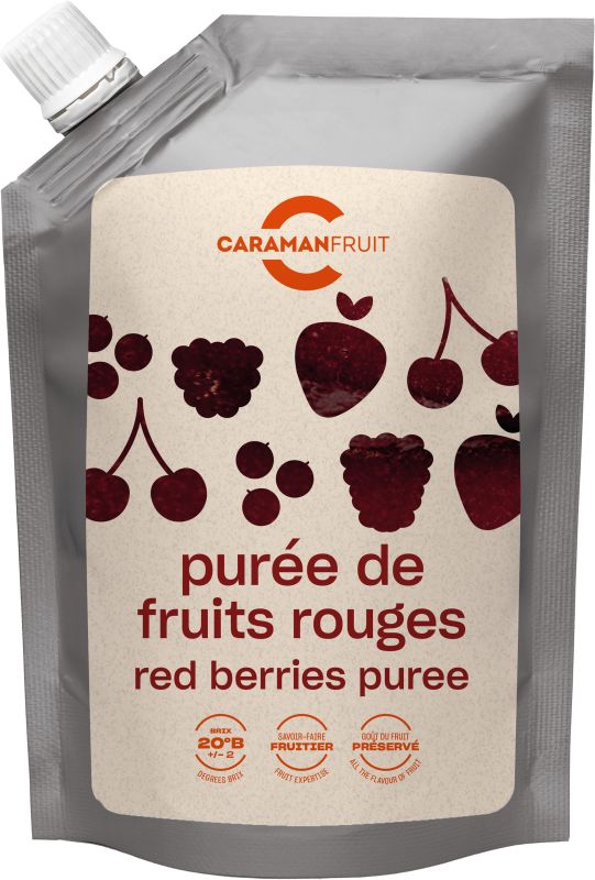 Caramanfruit Rote-Früchte-Coulis 8x 1kg aromatisch süßes Püree
