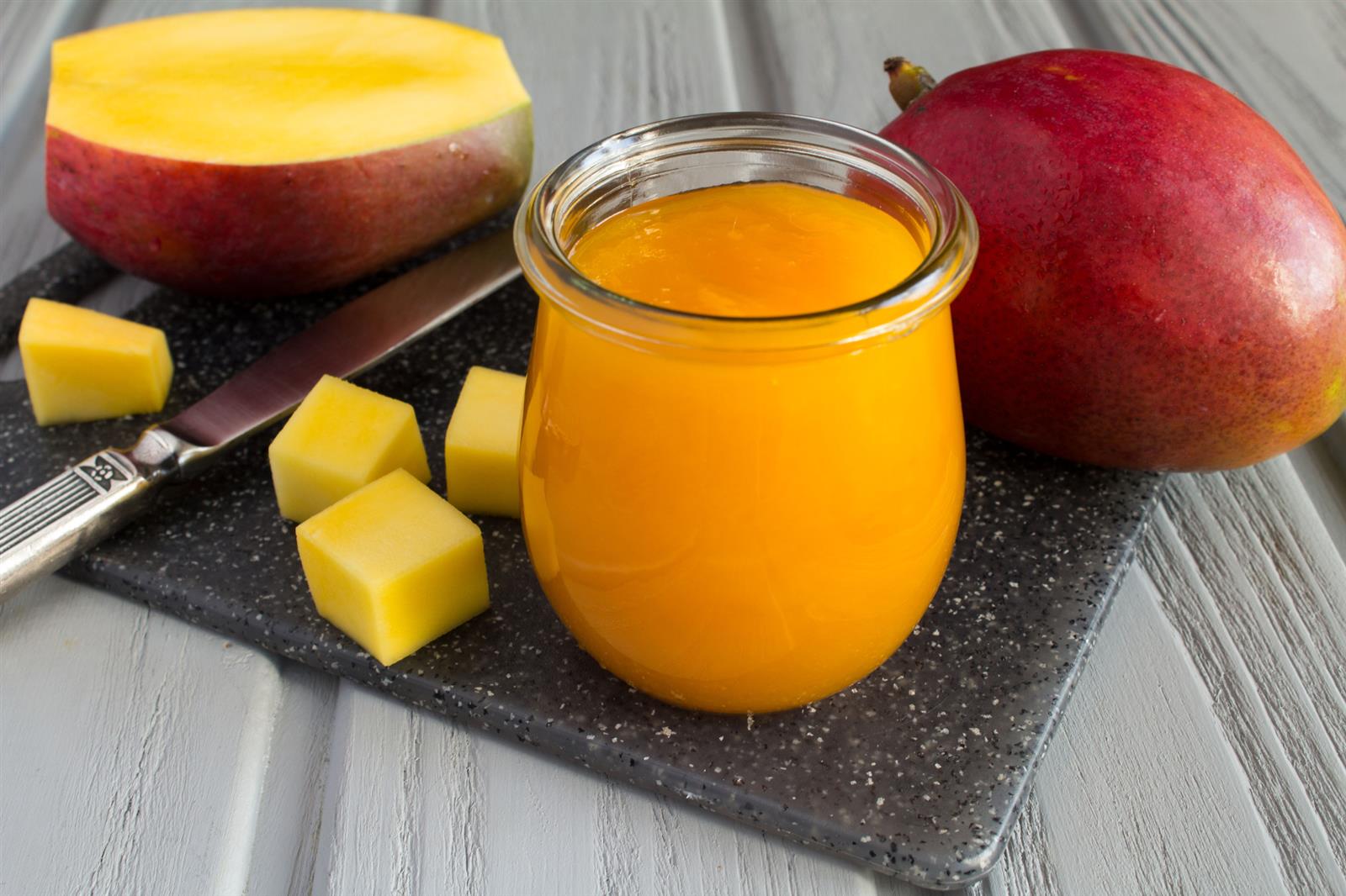 Caramanfruit Mango-Püree 8x 1kg indisches Mango Frucht-Püree