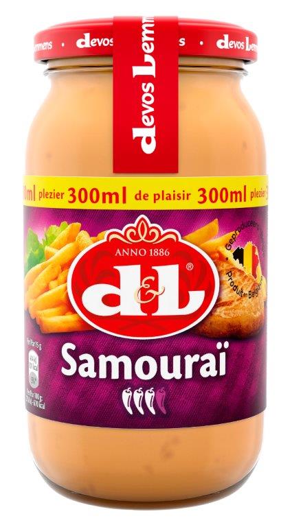 D&L Samurai Sauce 6x 300ml - belgische Samourai Soße Würz-Sauce
