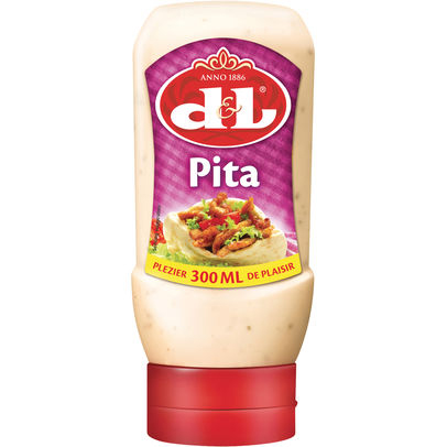 D&L Pita Sauce 300ml Squeeze cremig würziger Dip zu Brot D&L Pita Sauce 6x 300ml Squeeze cremig würziger Dip zu Brot