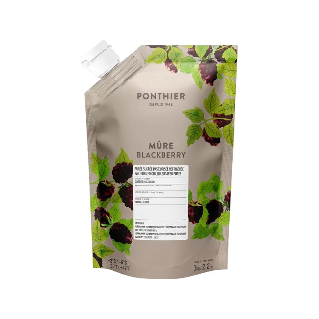 Ponthier BROMBEEREN PÜREE Frucht-Mark-Püree Brombeermark 1KG