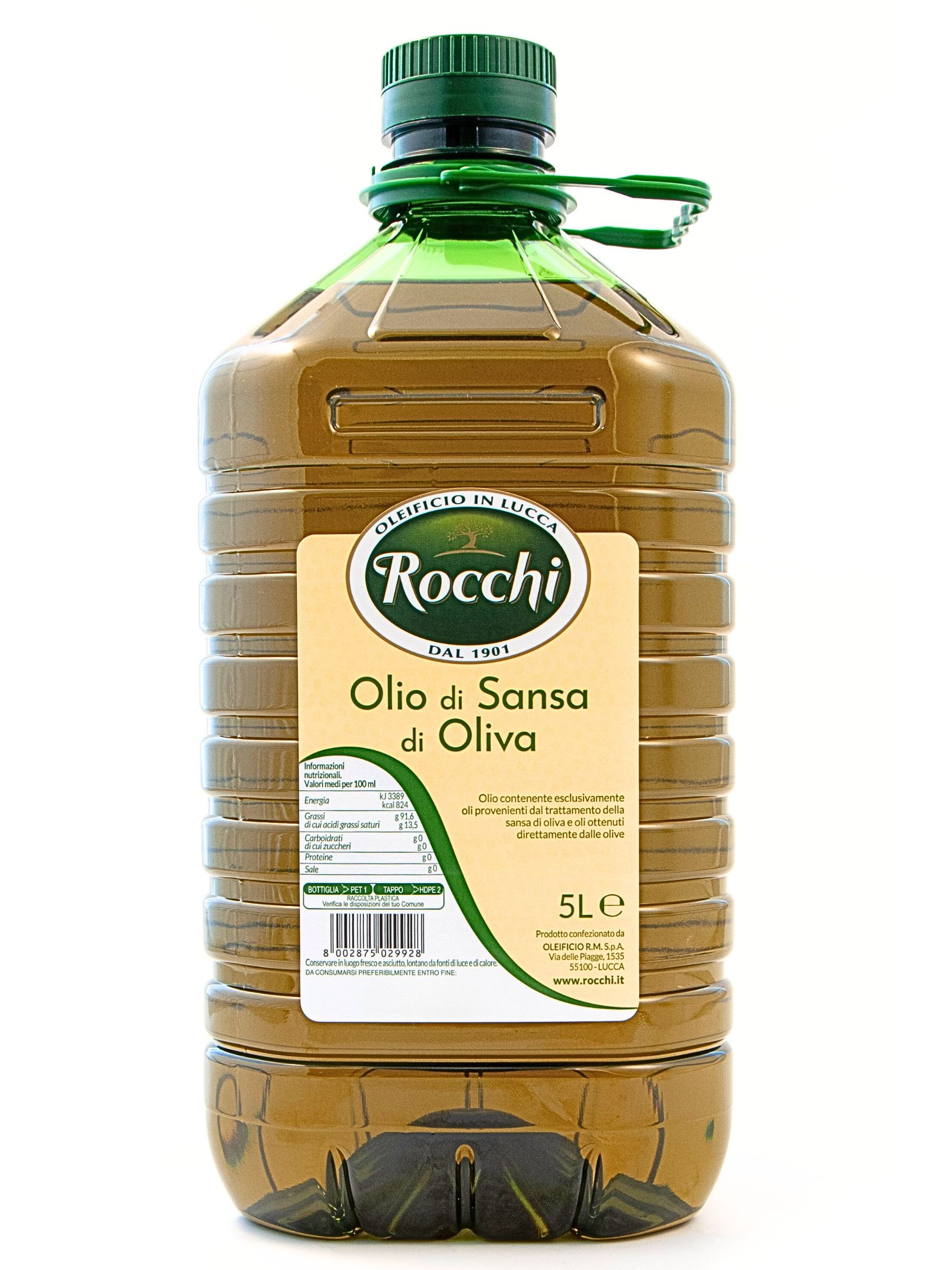Rocchi Olivenöl 4x 5 Liter Olio di Sansa Italien Toskana