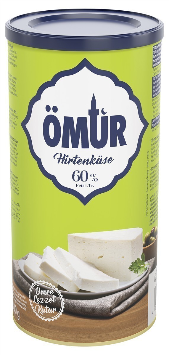 Ömür Hirtenkäse 800g 60% Fett i.Tr. cremiger Weichkäse aus Kuhmilch