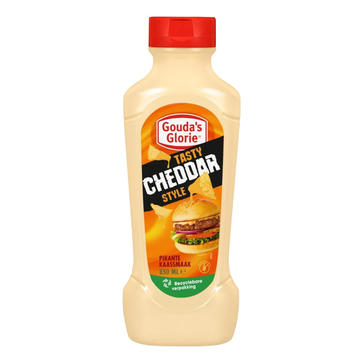 Gouda’s Glorie Tasty Cheddar Style 8x 850ml vegane Käsesauce