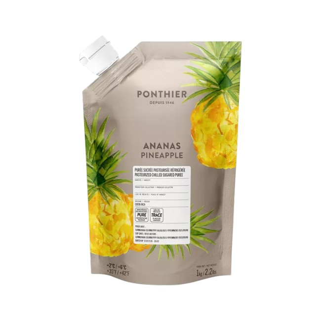 Ponthier ANANAS PÜREE Frucht-Püree Ananasmark 1KG