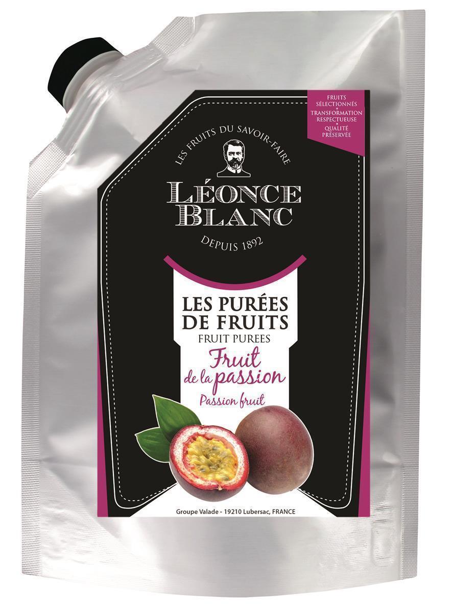 Leonce Blanc Passionsfrucht-Püree 8x 1kg exotisches Maracuja Frucht-Püree 