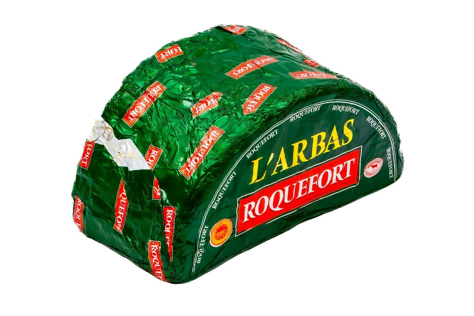 Hymor Roquefort Schafs-Käse Arbas ca. 1,4KG französischer Blau-Schimmel-Käse AOP