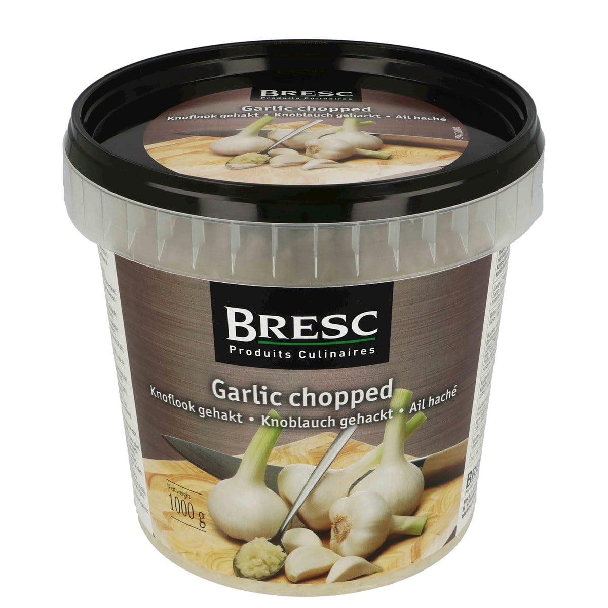 Bresc Knoblauch gehackt 6x 1kg gehackter junger Knoblauch