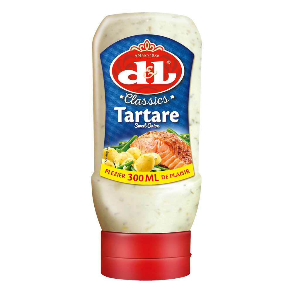 D&L Tartare Sauce 300ml Classics Sweet Onion Soße cremig-würzige Dip-Sauce D&L Tartare Sauce 6x 300ml Tartar Classics Sweet Onion Soße