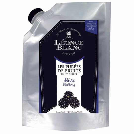 Leonce Blanc Brombeeren Fruchtpüree 16x 1kg Brombeer Frucht-Püree 16er