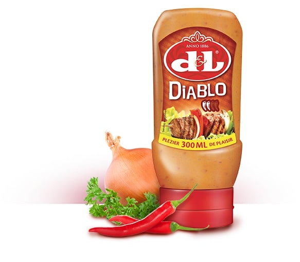 D&L Diablo Sauce 6x 300ml belgische Paprikasauce cremig feurig würzig