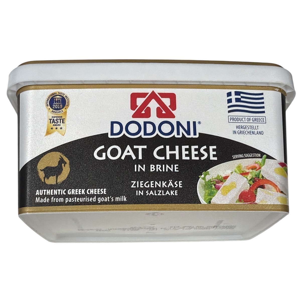 Dodoni griechischer Ziegenkäse in Salzlake 6x 400g Behälter