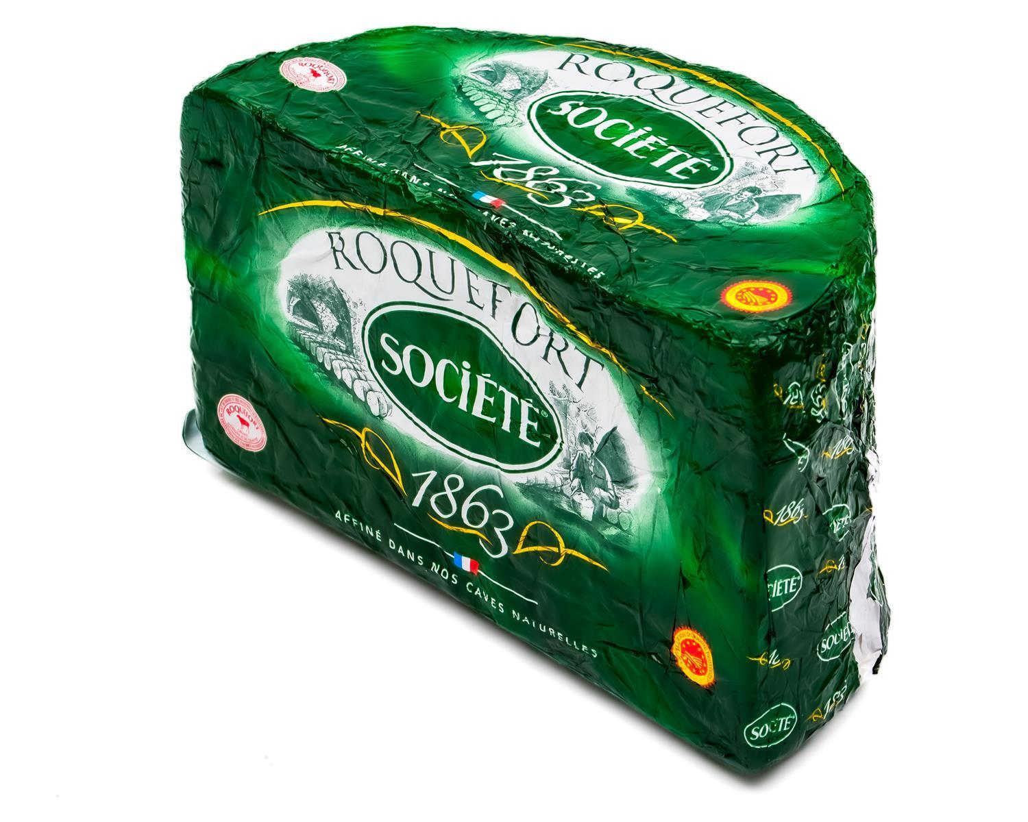 Roquefort-Käse ca. 1,3KG französischer Blau-Schimmel-Käse AOP