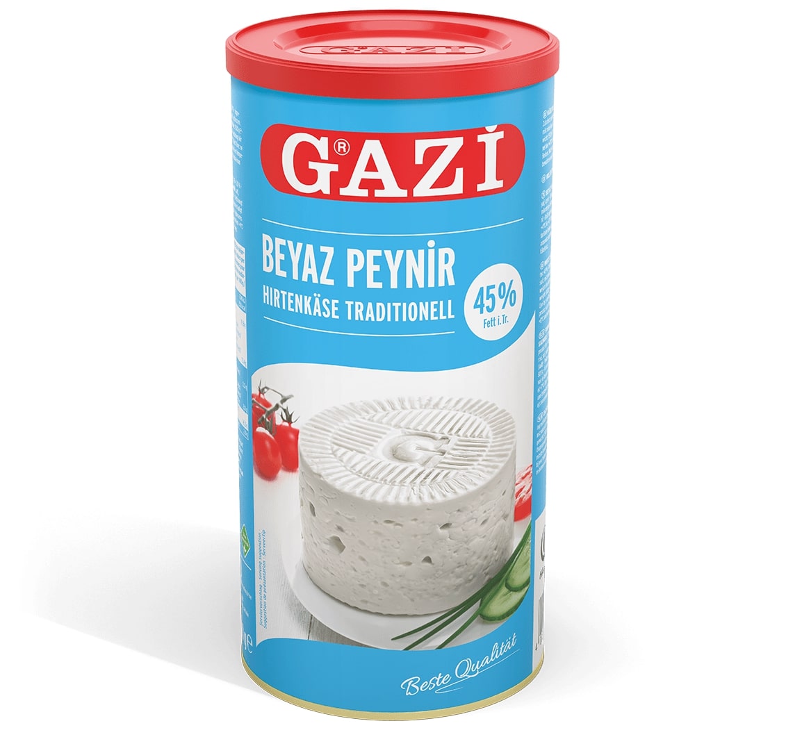 Gazi Hirtenkäse traditionell 6x 800g 45% Fett i.Tr. Beyaz Peynir