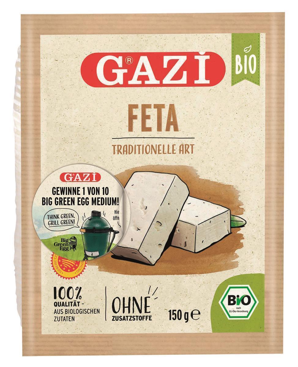 Gazi BIO Feta traditionelle Art 135g 48% Fett i.Tr. Schafs-Käse