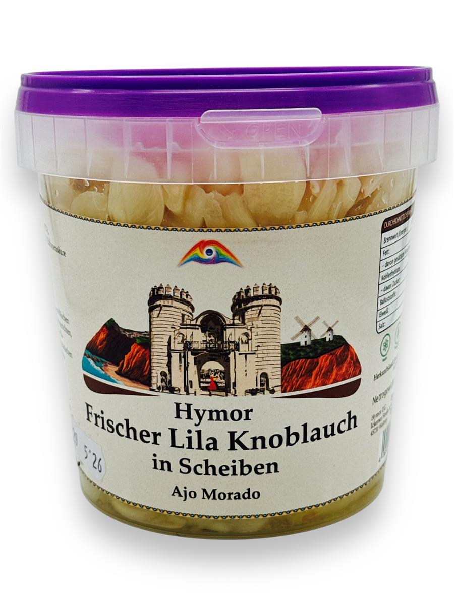 Hymor frischer Knoblauch in Scheiben 6x 1kg Ajo Morado