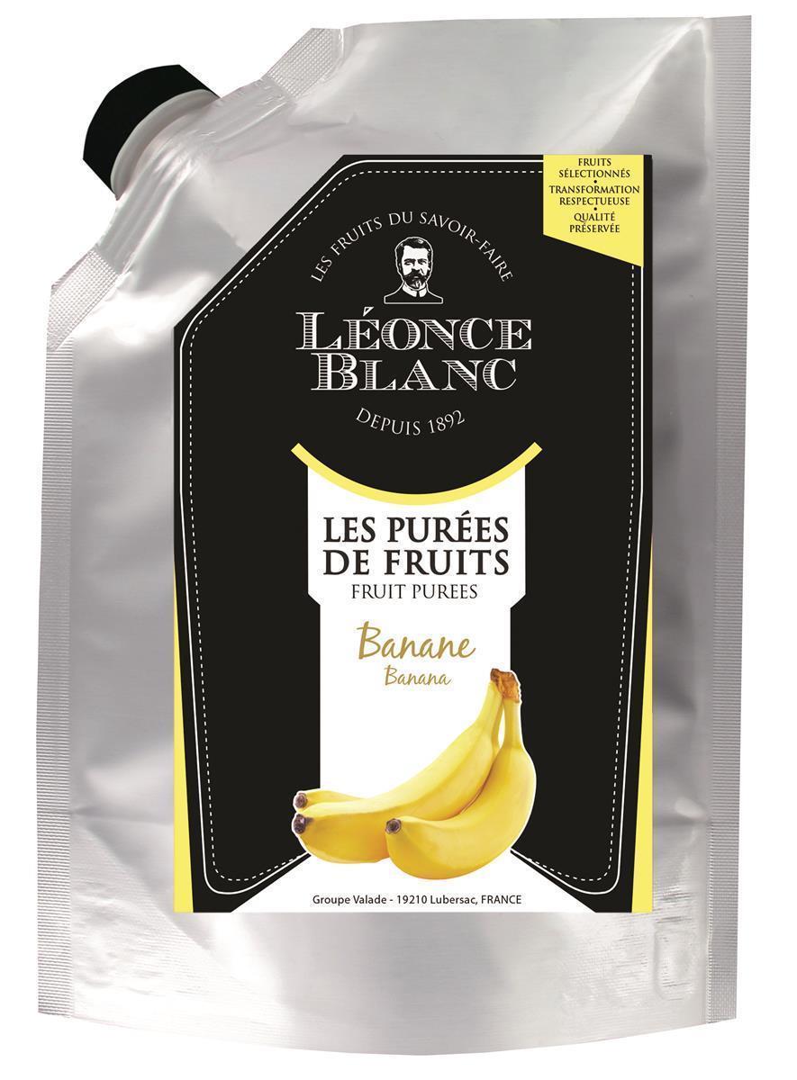 Leonce Blanc Bananen-Püree 8x 1kg Bananen Frucht-Püree Tropfenfrucht 