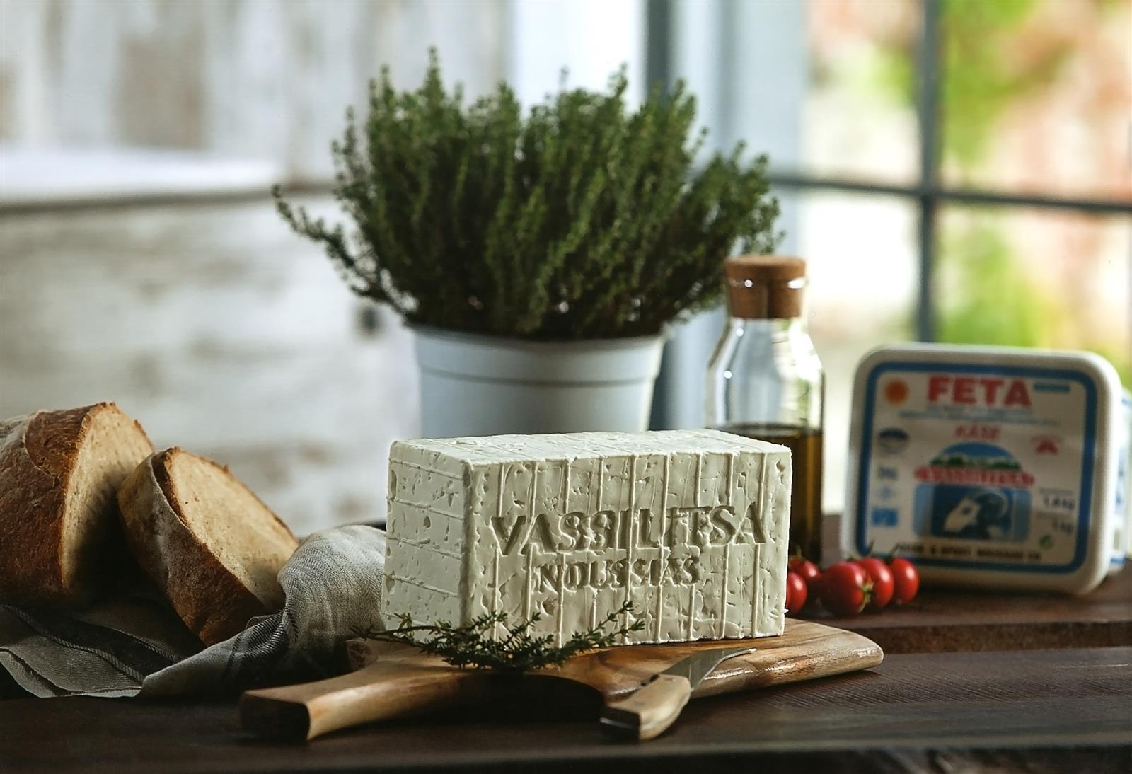 Vassilitsa BIO Feta 2kg Schafkäse Schafskäse Käse Halal Salzlake Griechenland