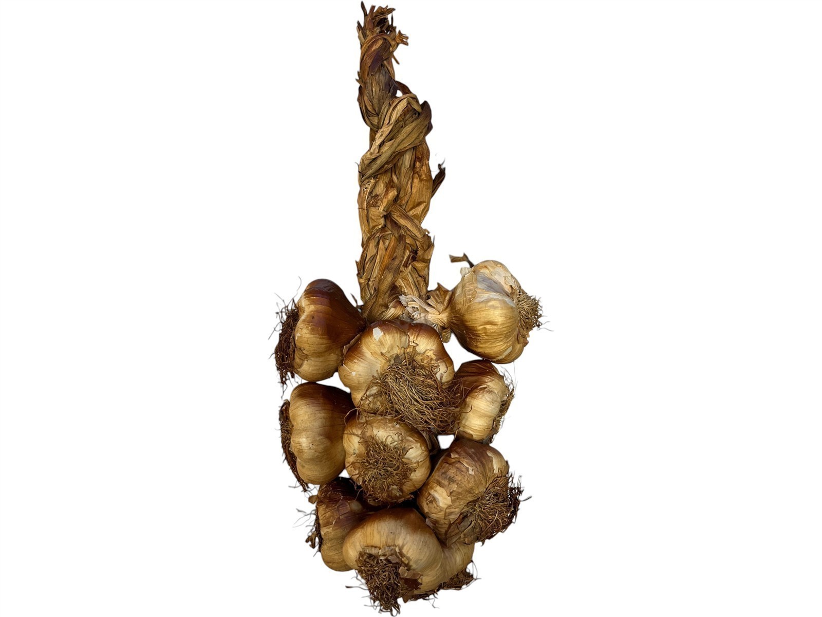 Hymor Knoblauch geräuchert aus Frankreich 36 Stück 3x1kg im Zopf