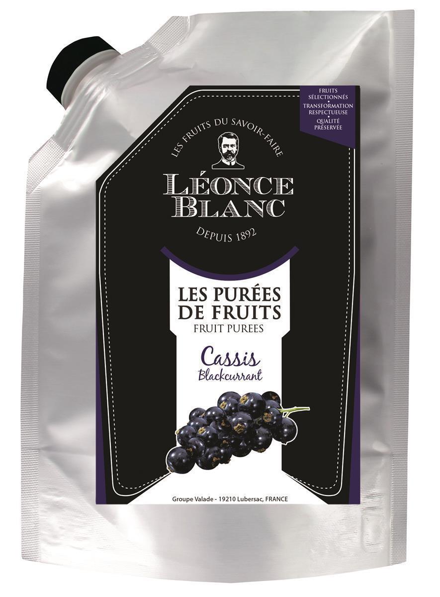 Leonce Blanc Schwarze-Johannisbeeren-Püree 8x 1kg Cassis-Frucht-Püree 