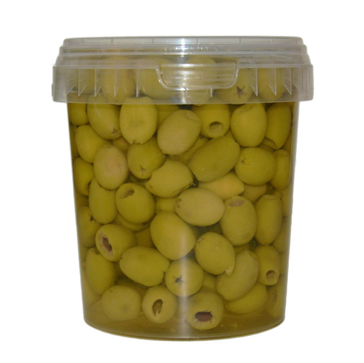 Hymor Marokkanische Oliven grün 6x 450g entsteinte grüne Oliven 6er