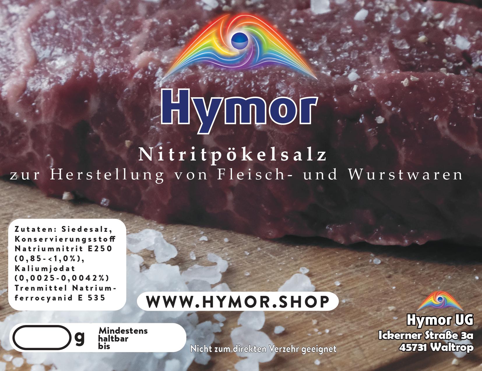 Hymor Nitritpökelsalz 1kg Pökelsalz Nitrit Salz gepökelt Konservierung Fleisch
