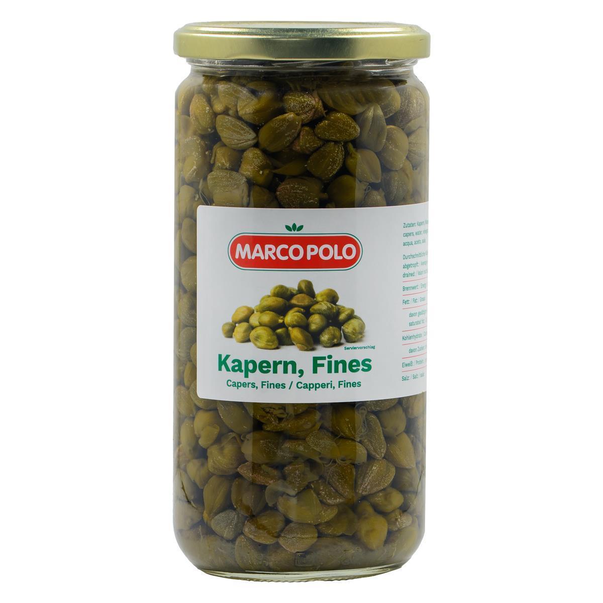 PRIBO Kapern Fines 450g eingelegte Kapern in Salz & Essig